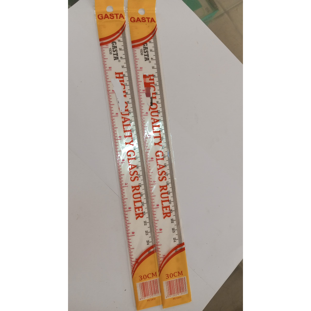 

Penggaris 30 cm Butterfly Plastik Mika Transparan
