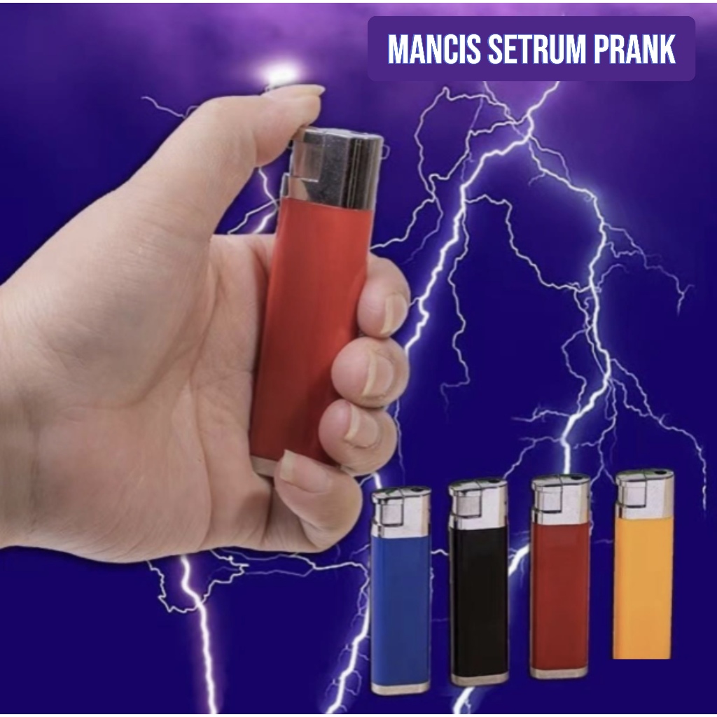 Korek Setrum Prank – Mainan Korek Api Listrik Kejut Listrik Lucu untuk Prank Teman