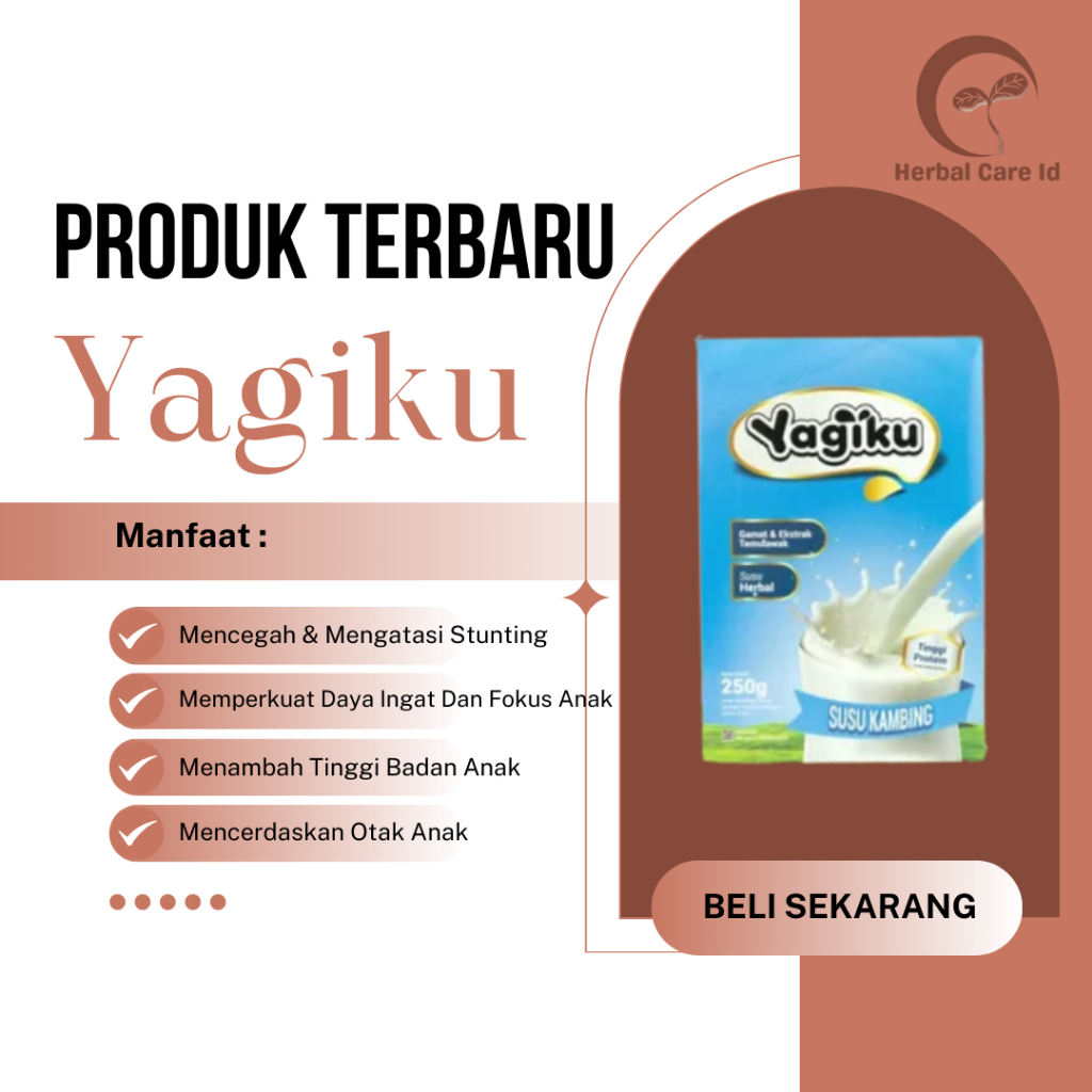 

Susu Bubuk Kambing Isi 250 Gram Yagiku
