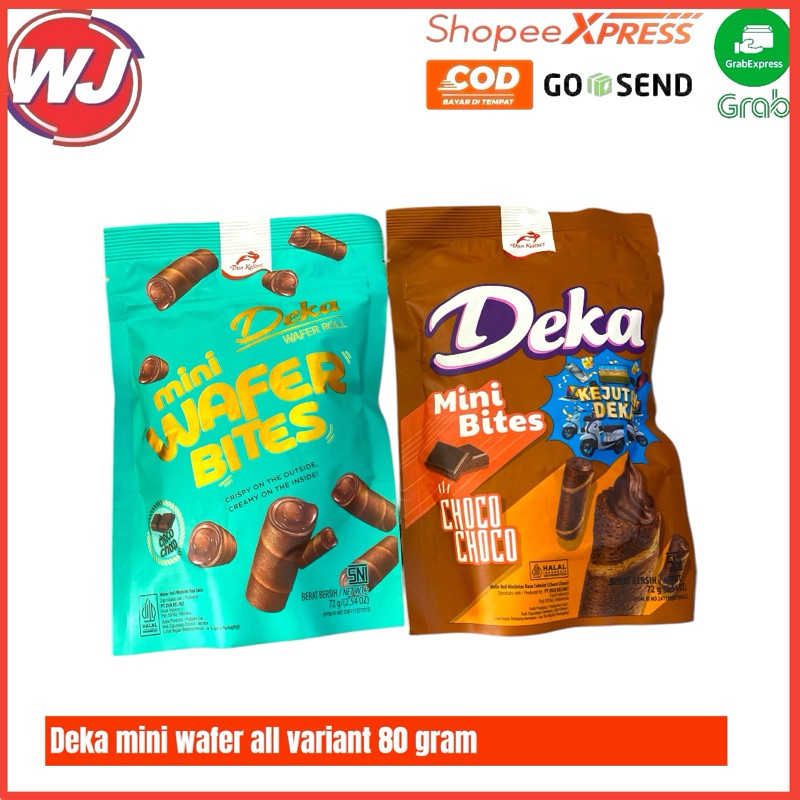 

DEKA MINI WAFER BITES ALL VARIANT 80 GRAM