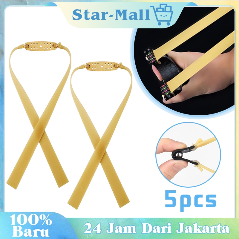 5Pcs 1.5MM Flatband Slingshot / Tali Karet Ketapel / Aksesoris Ketapel