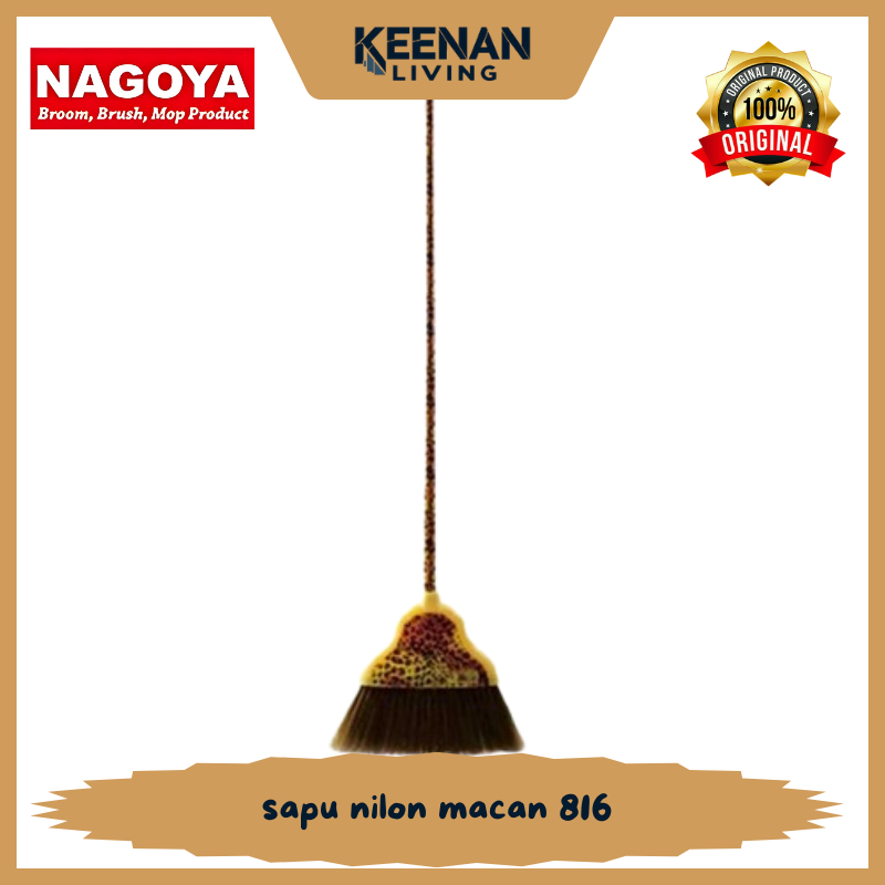 NAGOYA Sapu Macan Sapu Nilon Plastik Sapu Lantai Nagoya 816 Sapu Lantai Broom Macan