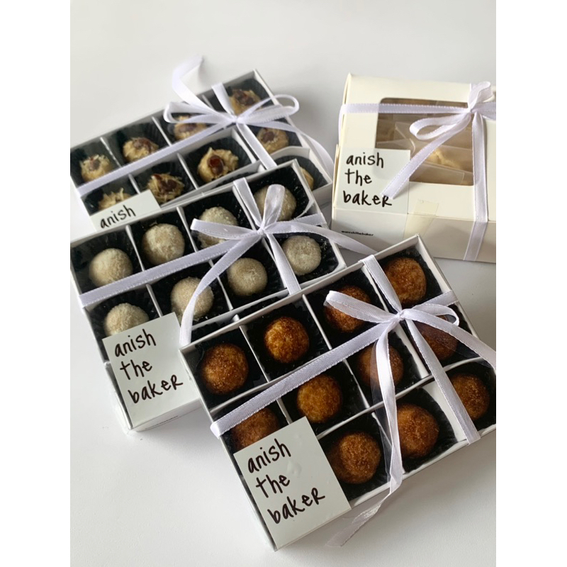 

Cookie in the box! BACA DESC. Palm cheese sugar, Nutella Cheese, Bola salju milky Kue kering Lebaran Hampers Small gift
