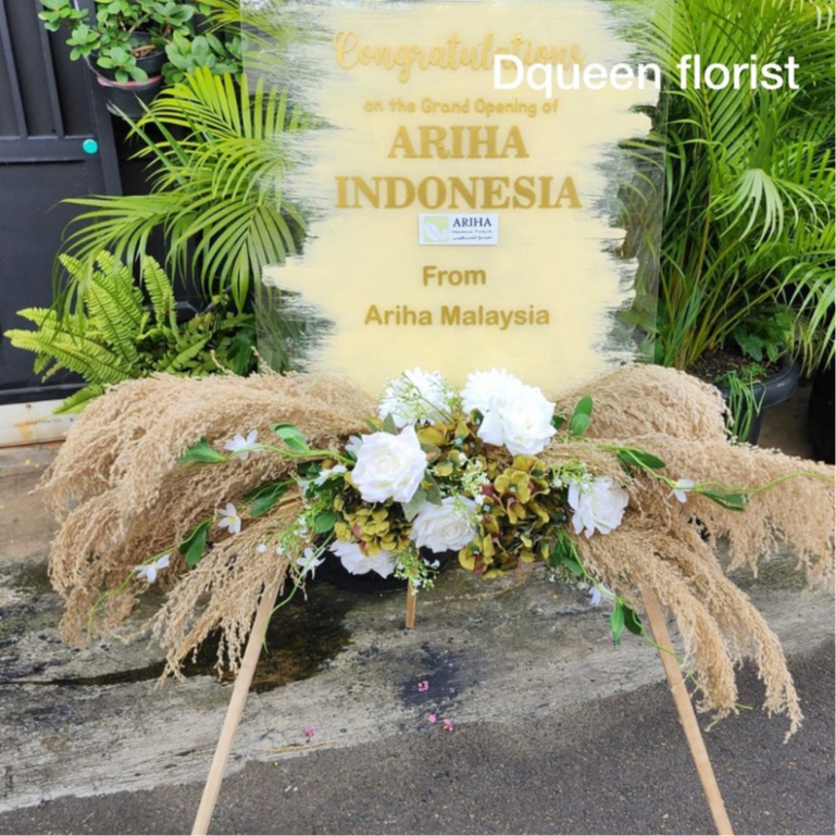 BUNGA PAPAN AKRILIK 2504a / SELAMAT / CONGRATULATION / HAPPY BIRTHDAY / GRADUATION / KEJUTAN / SUPRI