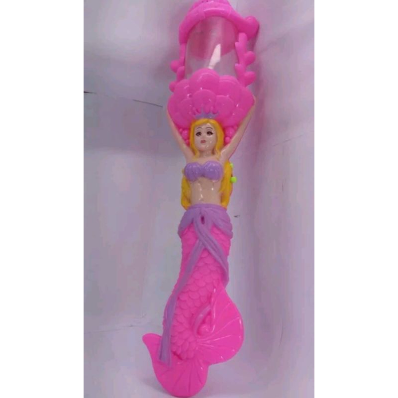 Mainan anak tongkat lampu Frozen nyala LED dan musik ada air mancurnya lucu murah harga satuan perpc