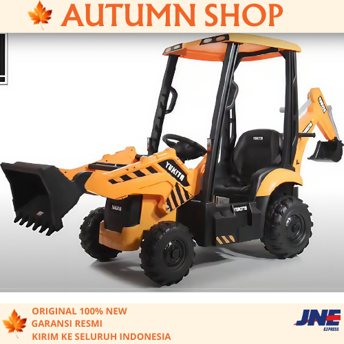 Mainan Mobil Aki Anak Remote Control Truk Garpu Yukita 960 Forklift BULDOZER