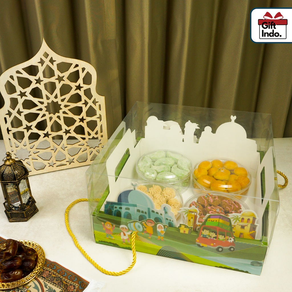 

Dus Kue Hampers Lebaran Box Kue kering Idul Fitri Kotak 28 x 28 cm Parcel Idul Fitri Souvenir Ramadhan