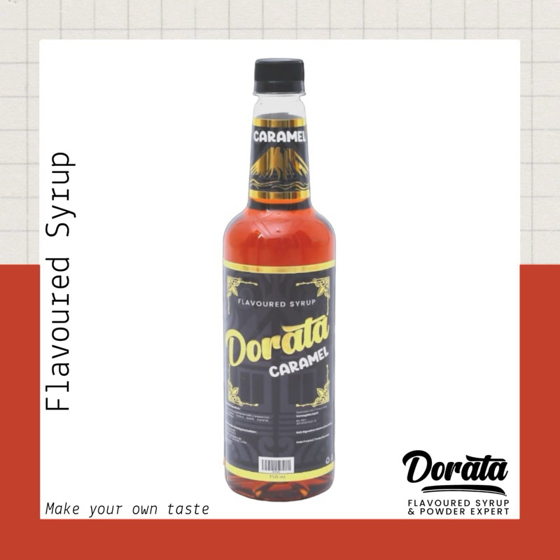 

Syrup Caramel Dorata 750 ml - Sirup Dorata Rasa Karamel Premium