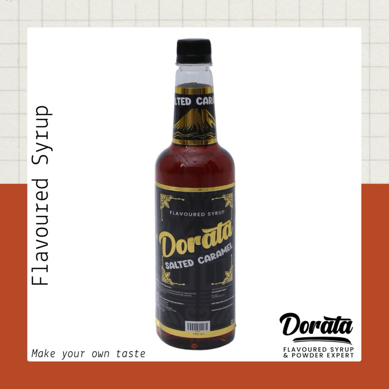

Syrup Salted Caramel Dorata 750 ml - Sirup Dorata Rasa Karamel Asin Gurih Premium