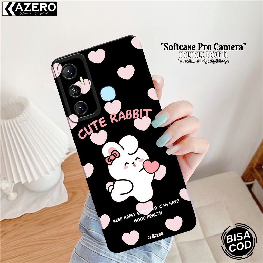 Casing INFINIX HOT 11 Fashion Case Kartun Case Hp INFINIX HOT 11 Silikon Pro Camera Kesing INFINIX H