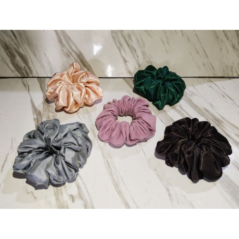 (4pcs)bundling Scrunchie/ ikat rambut / cepol hijab