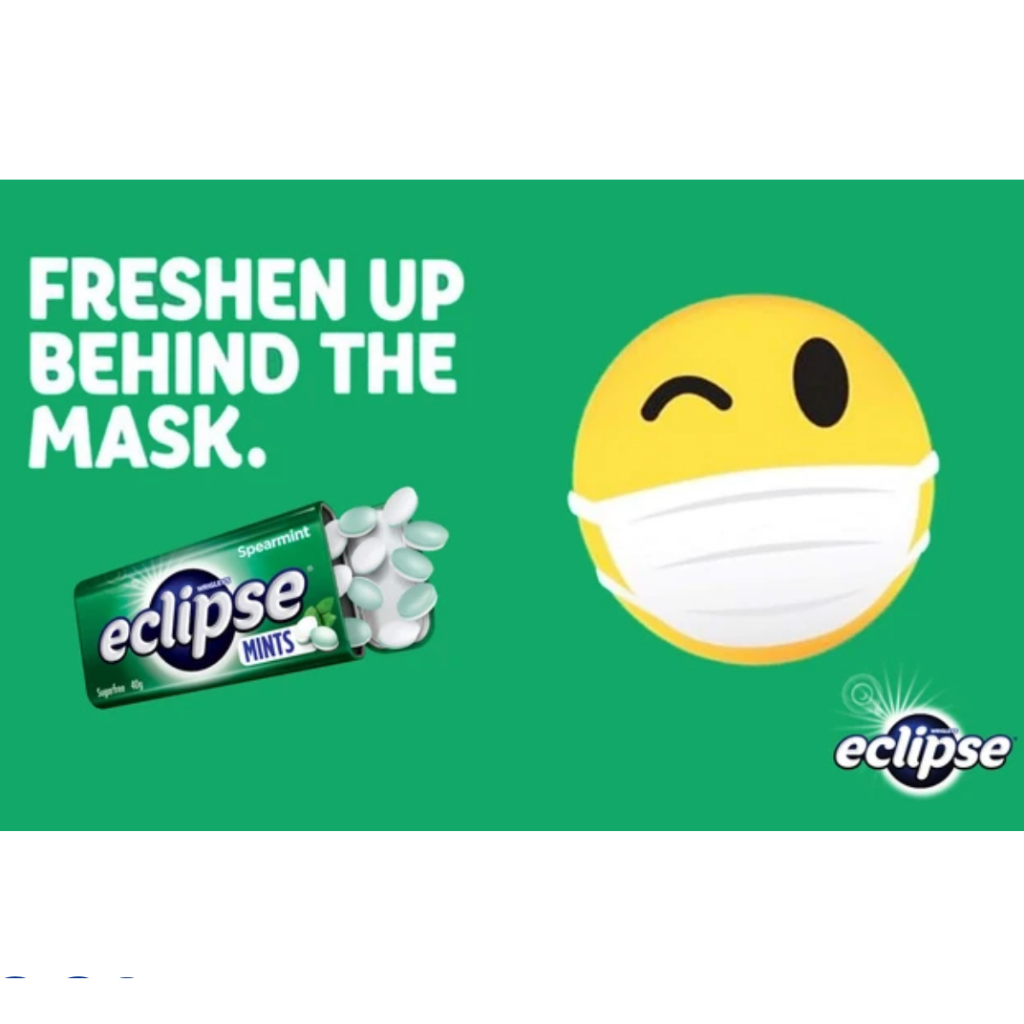 

ECLIPSE SUGAR FREE MINTS CANDY TIN 40 GR PERMEN MINT PRODUCT OF AUSTRALIA