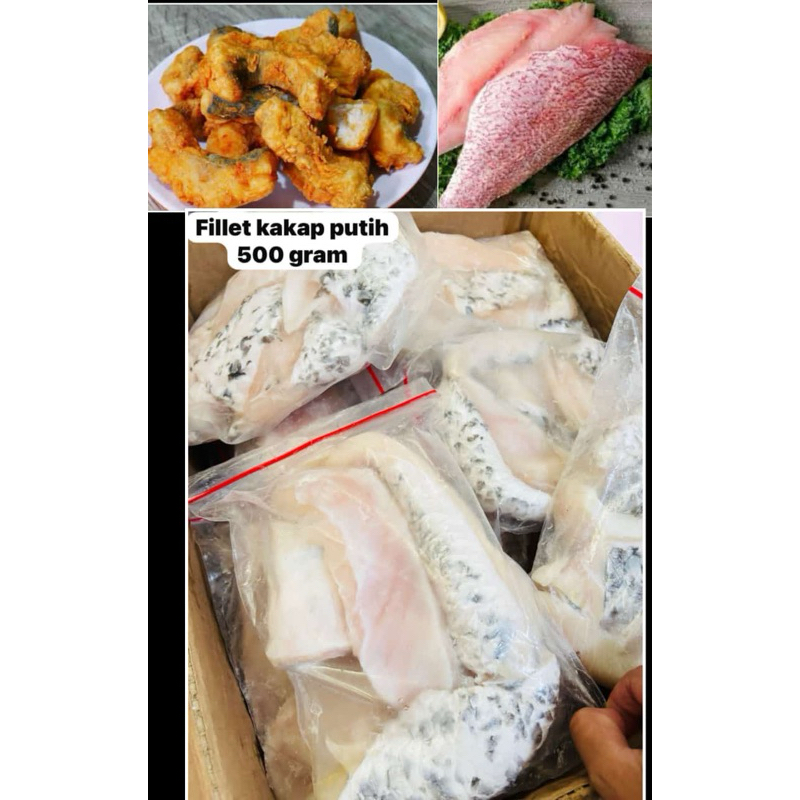 

Filet ikan kakap putih 500 gram tanpa duri