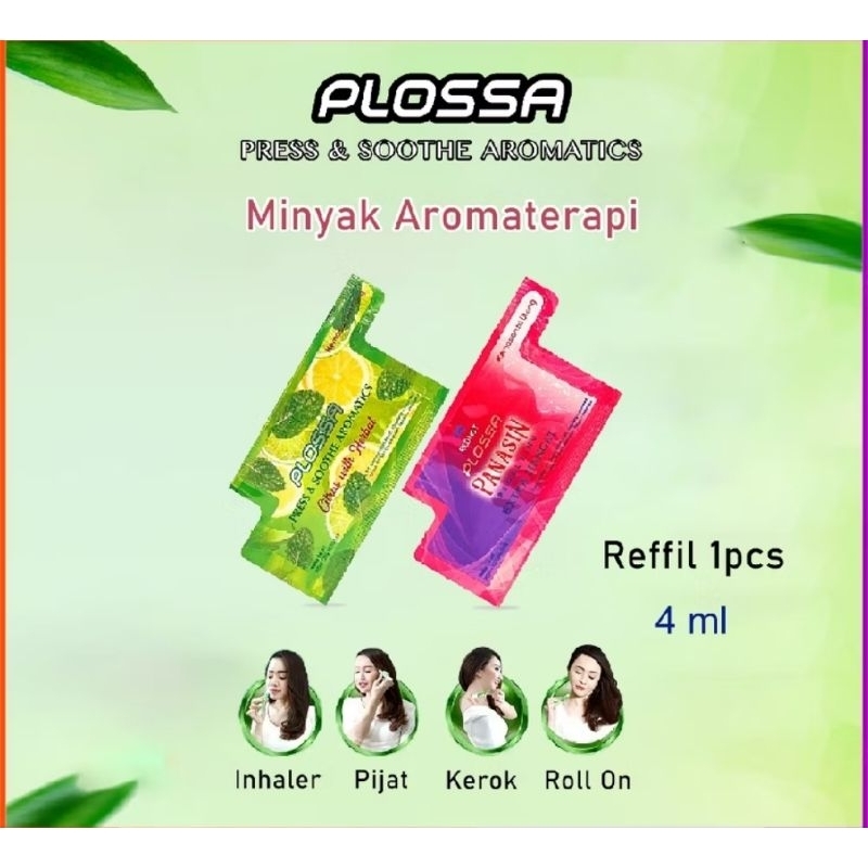 Plossa Mini Refill Sachet Minyak Angin Aromatherapy