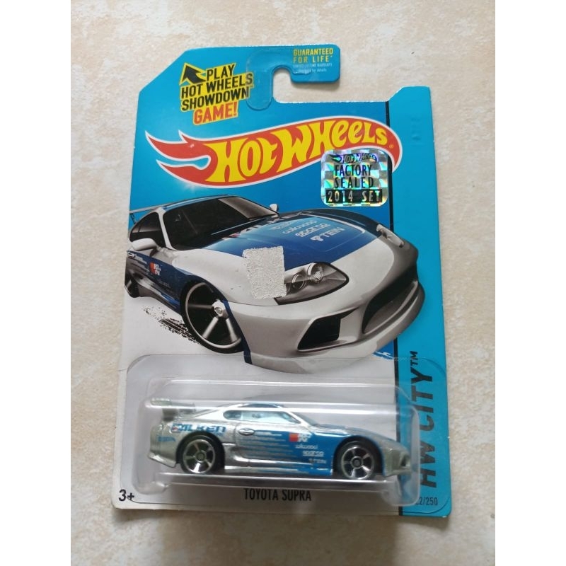 Hot wheels toyota supra falken silver