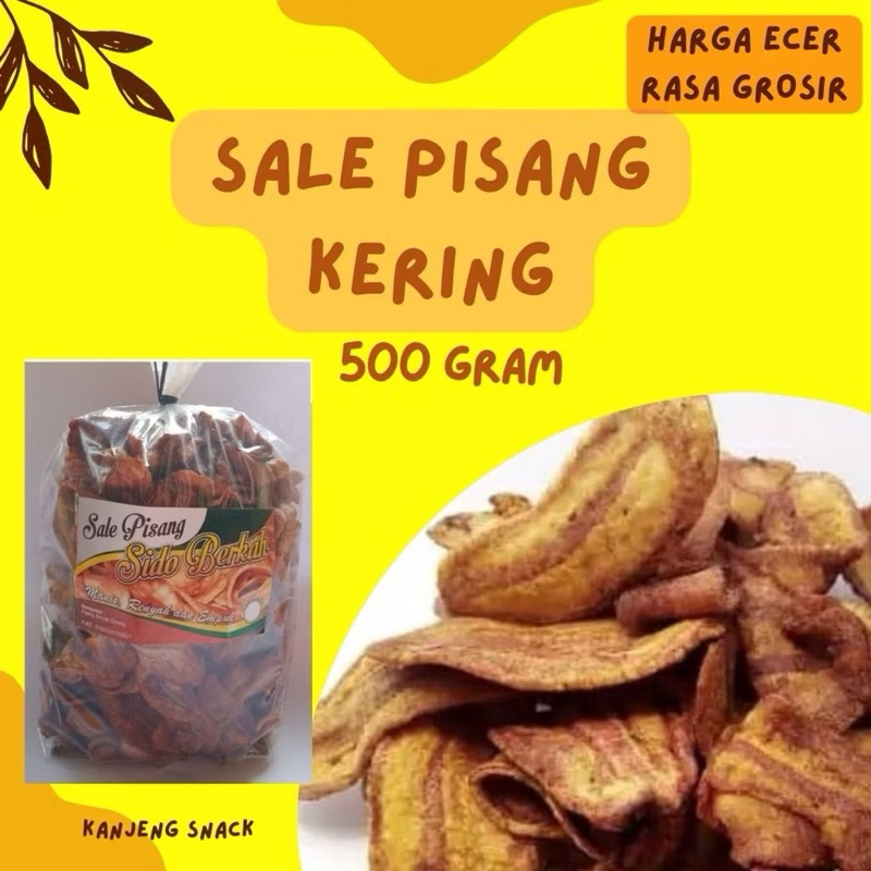 

SALE PISANG KERING / KERIPIK PISANG MANIS 500 gram