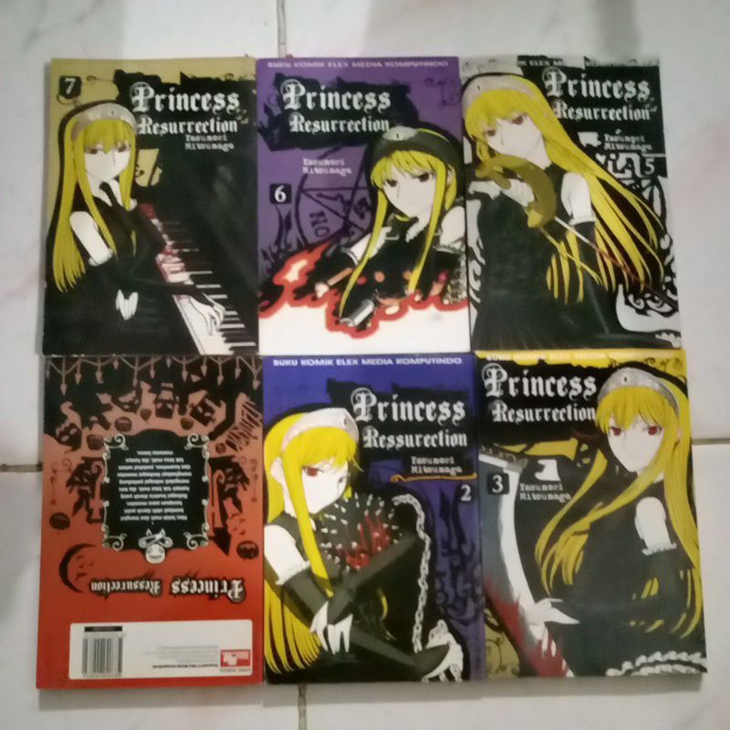princess Resurrection paket 6 buku