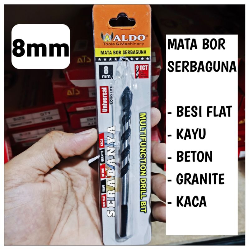 ALDO Mata Bor Serbaguna 8mm / Universal Multifungsi
