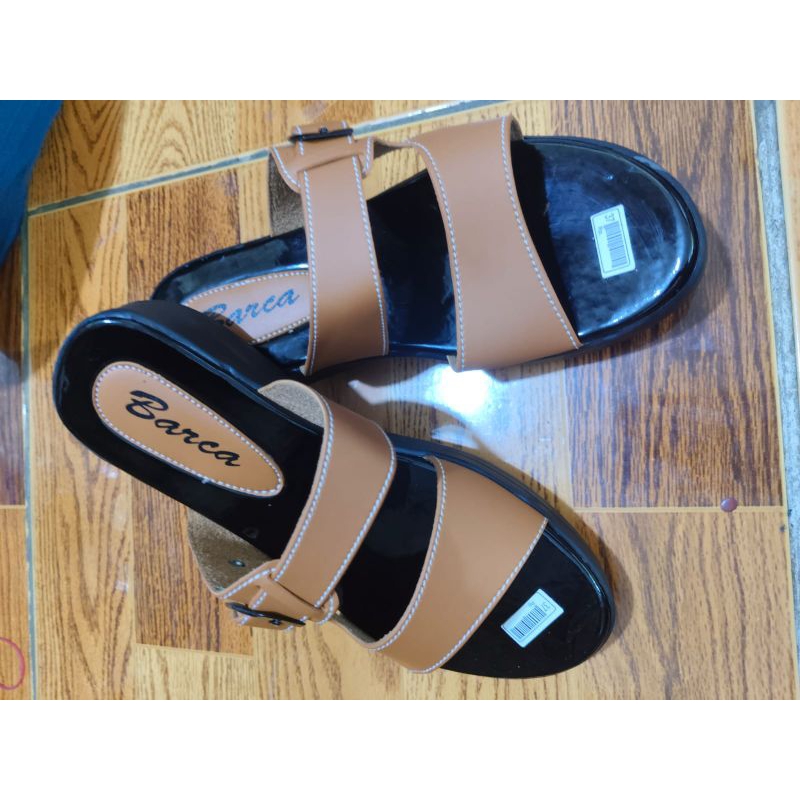 (cod) Sandal selop Barca ban dua/sandal pesta dan santai