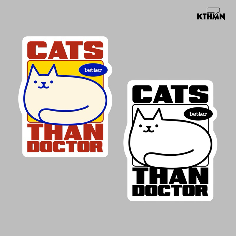 

Cats Better than Doctor (Pack) - Vinyl Sticker | SS - 137