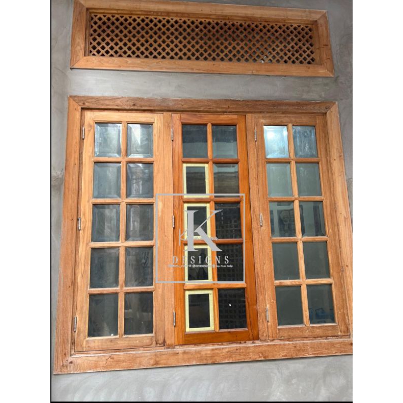 Kusen Jendela kayu Jati