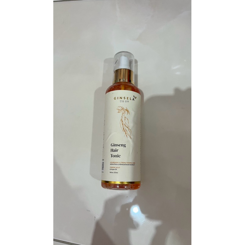 [Preloved] Ginsela Shampoo, Hair Tonic, Hair Serum