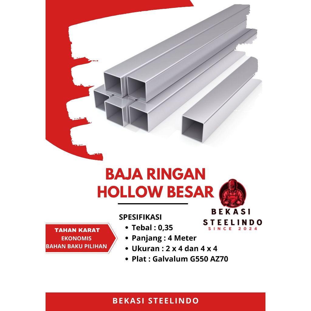 Hollo Galvalum Plafon Atap Tebal 0.35 Besar