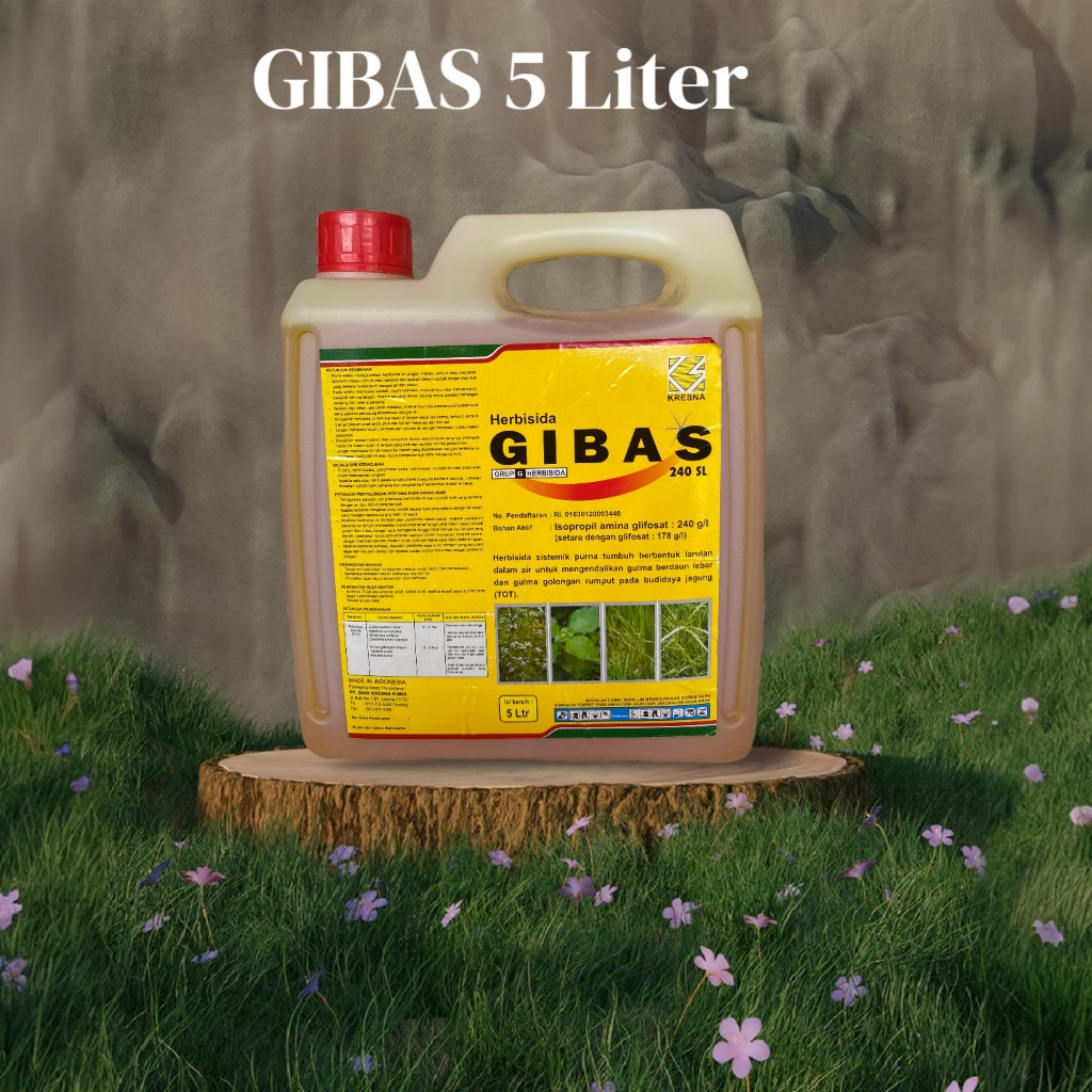 HERBISIDA GIBAS 240 SL 5 LITER