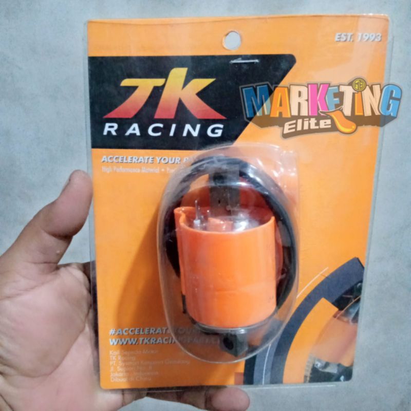 KOIL RACING KARBURATOR TK/TK RACING KOIL ORANGE ORIGINAL UNIVERSAL SEMUA MOTOR KARBURATOR