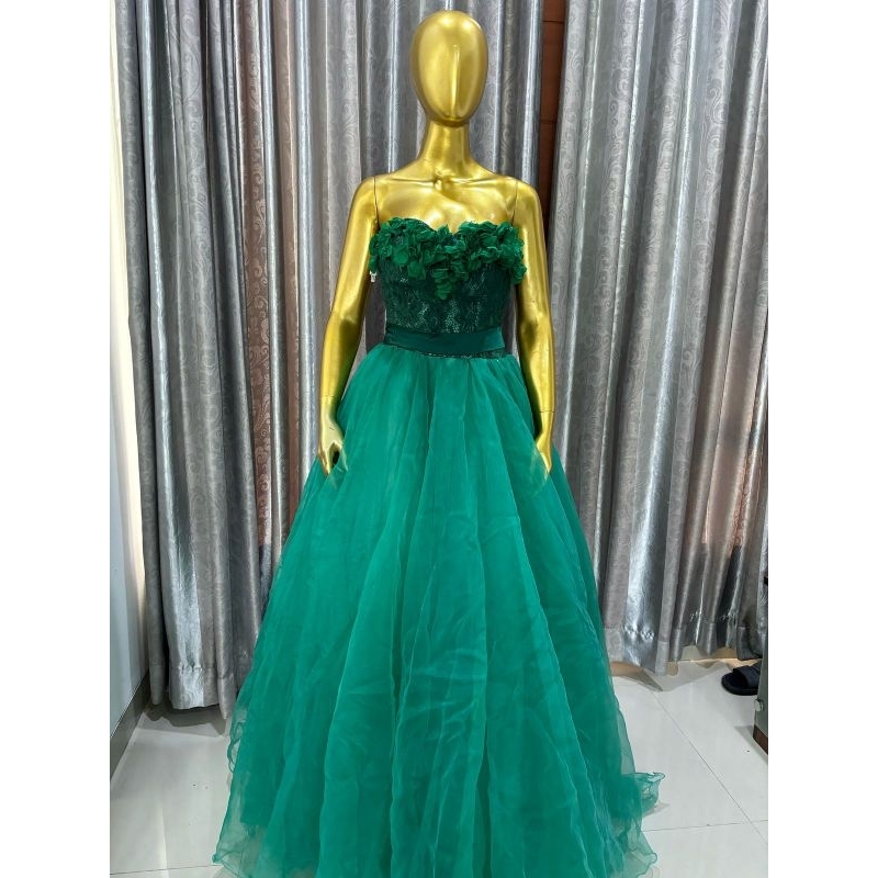 GAUN HIJAU TOSCA