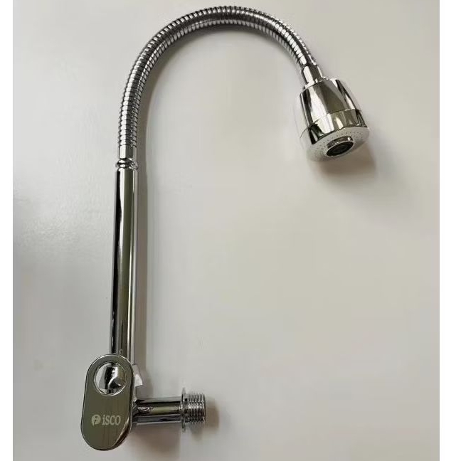 KRAN ANGSA FLEKSIBEL ISCO 1/2" INCH KRAN DAPUR KRAN BAK CUCI PIRING PER 1 PCS