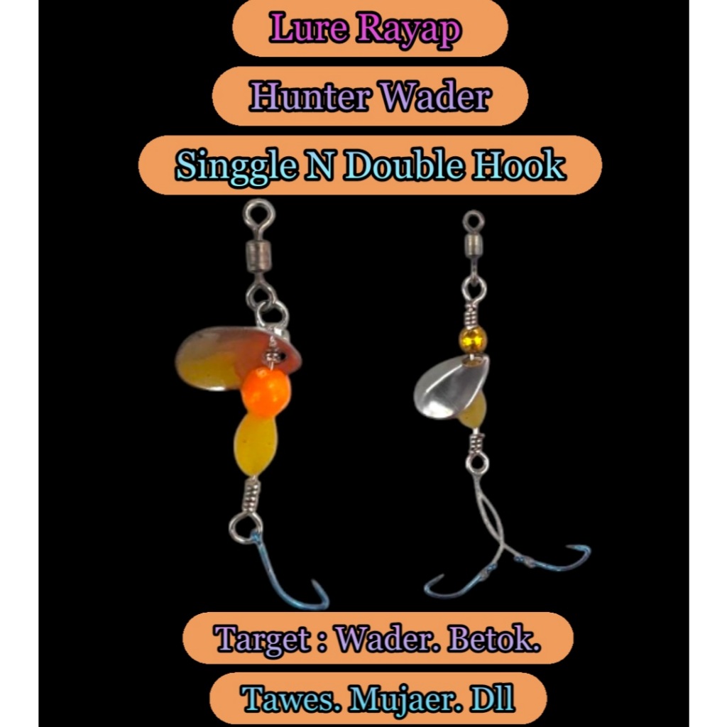 Umpan Mancing LARON dan RAYAP LURE umpan micro casting