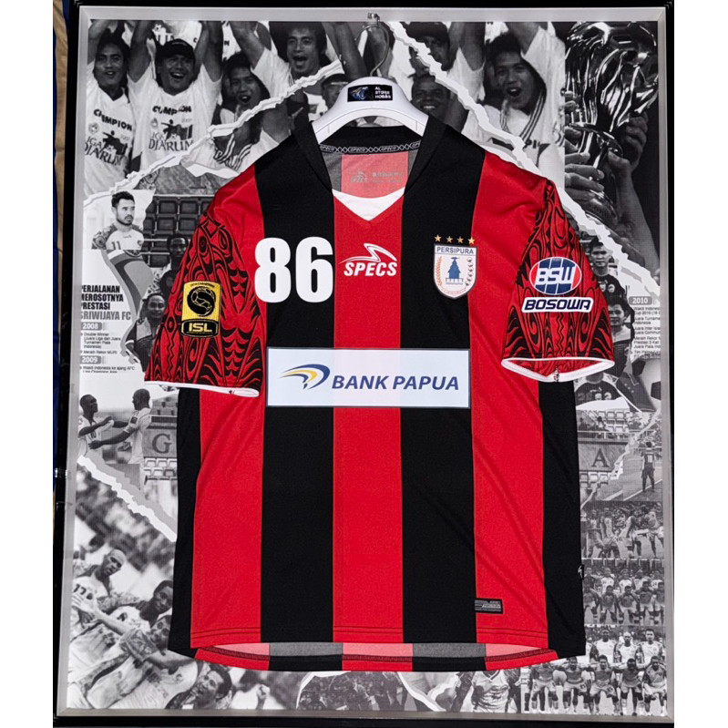 Jersey Persipura Home Original Specs Boaz #86