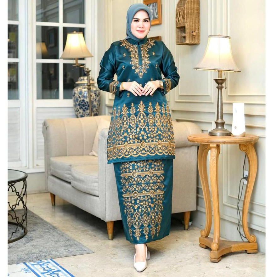 EK-New Set Baju Kurung Bordir - Baju Kurung Modern - Kebaya Modern - Kebaya Baju Kurung Padang - Baj