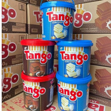 

(1 Dus Isi 6 Toples) Tango Jar Coklat / Waffle / Vanila 240g