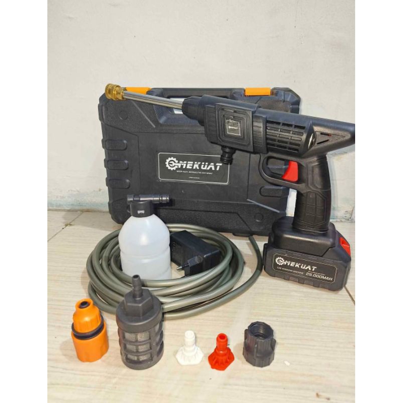 Mesin cuci mobil motor portabel baterai