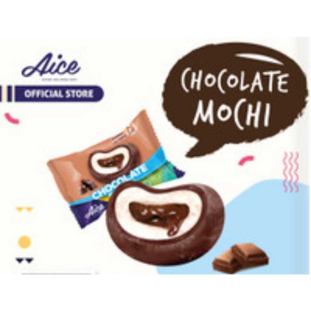 

ICE CREAM AICE MOCHI COKLAT ISI 40