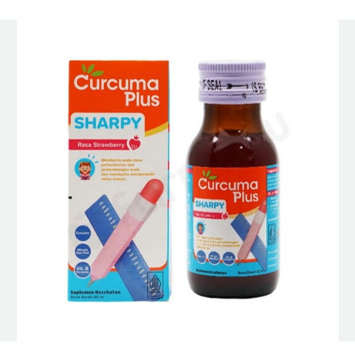 Curcuma Plus Sharpy Orange Suplemen Sirup Anak 60ml