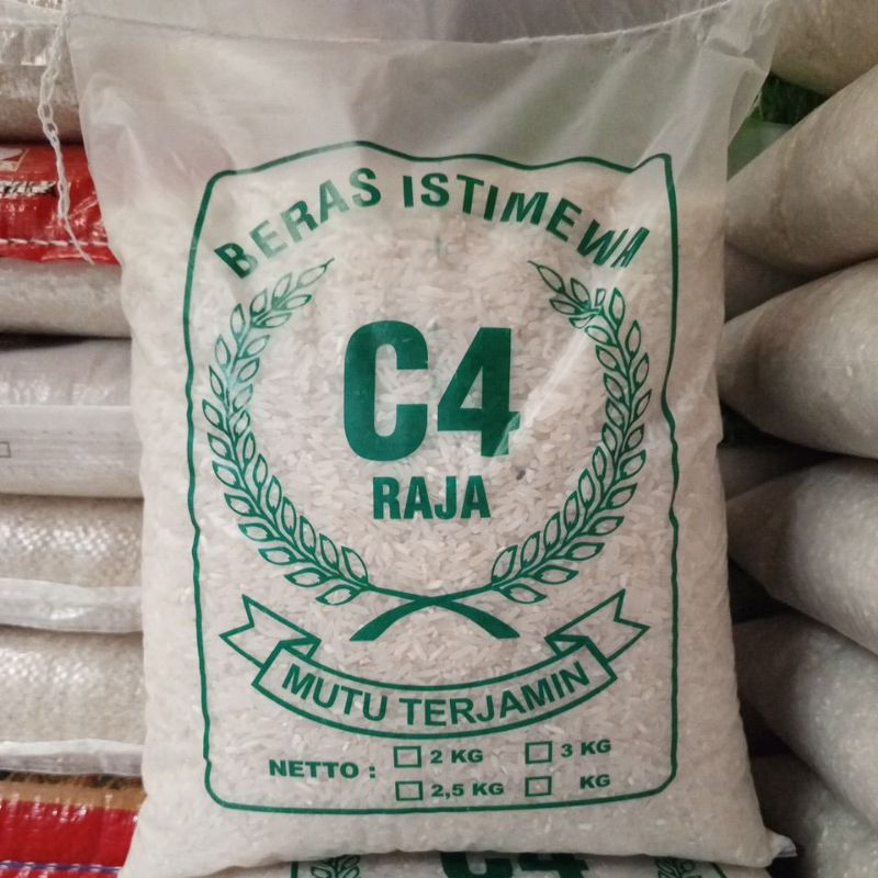 

beras C4 RAJA.pulen sedang 3kg