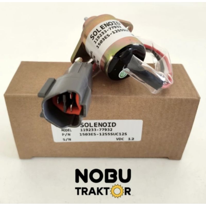 119233-77932 SOLENOID ENGINE STOP YANMAR 12V ZAX48U-5 SK50 SK40 PC75R-2 PC55MR-2 PC50UU-2 PC50MR-2 P