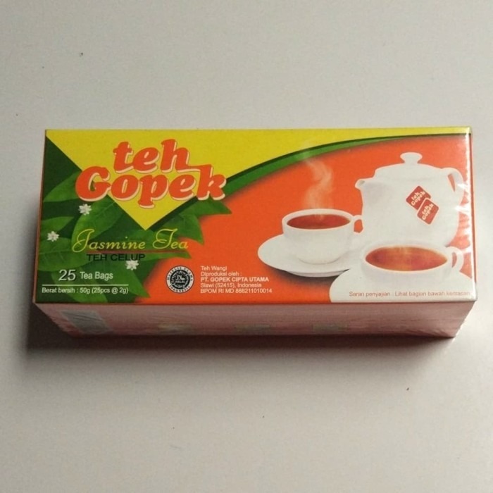 

Teh Gopek Celup isi 25 - Jasmine Tea/teh Celup