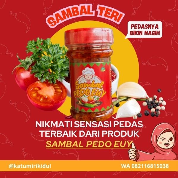 

Sambal Teri Medan - PEDO EUY Khas KATUMIRI KIDUL Kemasan 150g