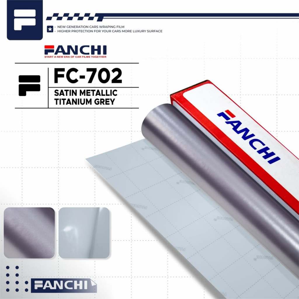 

152CM Sticker FANCHI FC-702 Satin Metalic Titanium Grey