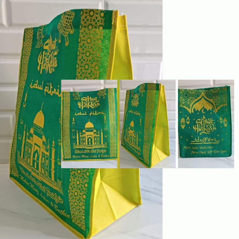 Tas parsel lebaran murah / tas parsel idul fitri / hand bag lebaran / tote bag lebaran