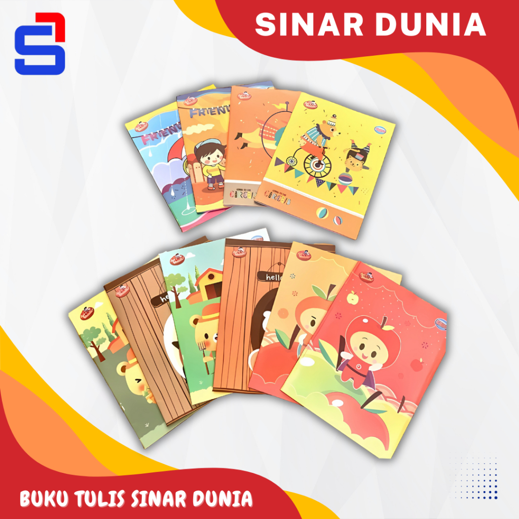 

Buku Tulis Sidu 38 58 Pack isi 10 | Buku Tulis Sinar Dunia