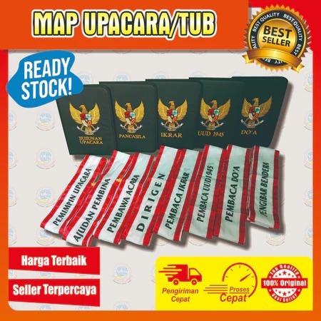 

Map Upacara & Selempang Petugas Upacara ( BORDIR )