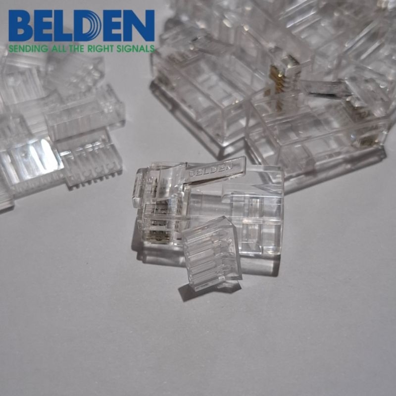 konektor RJ45 Cat6 BELDEN ORI - Ecer