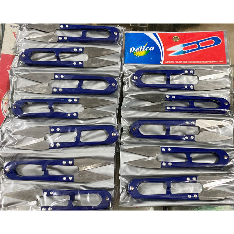 

Gunting Batil besar per lusin isi 12 biji merk Delica/ gunting cekris / gunting buang benang