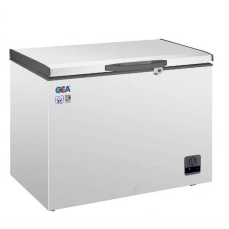 BOX FREEZER GEA AB 318R CHEST FREEZER DIGITAL THERMO KUNCI 310L
