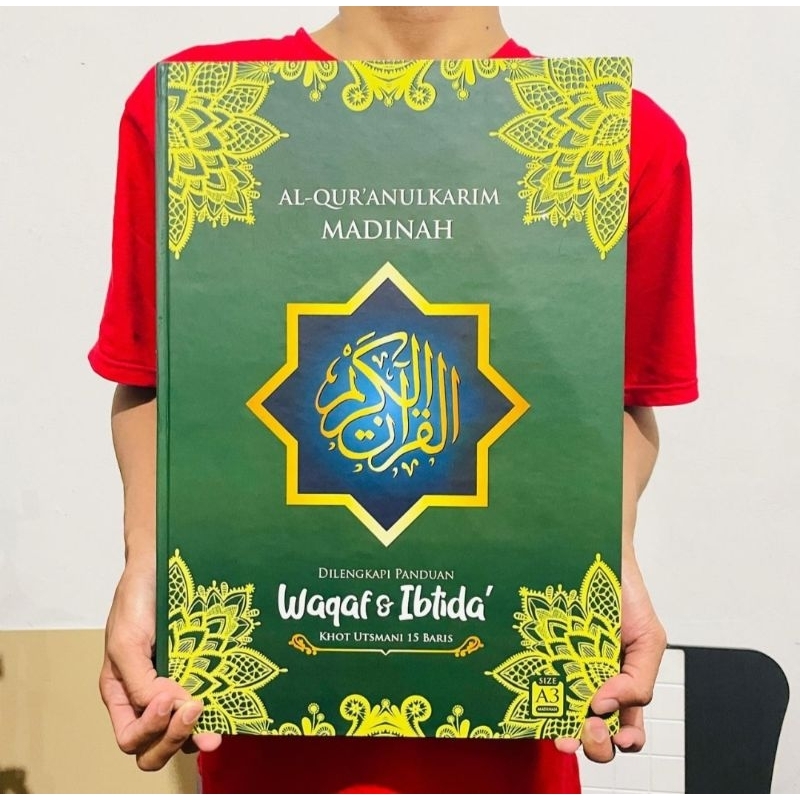 AL QURAN JUMBO SAMSIA MADINAH KHAT UTSMANI UNTUK LANSIA UKURAN A3